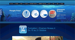 Desktop Screenshot of plongeemarseillefrioul.com